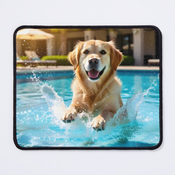 Item preview, Dog Water Agility Pool Ad: Luxury Pet Resort Vacation Banner designed and sold by Creative-RE.