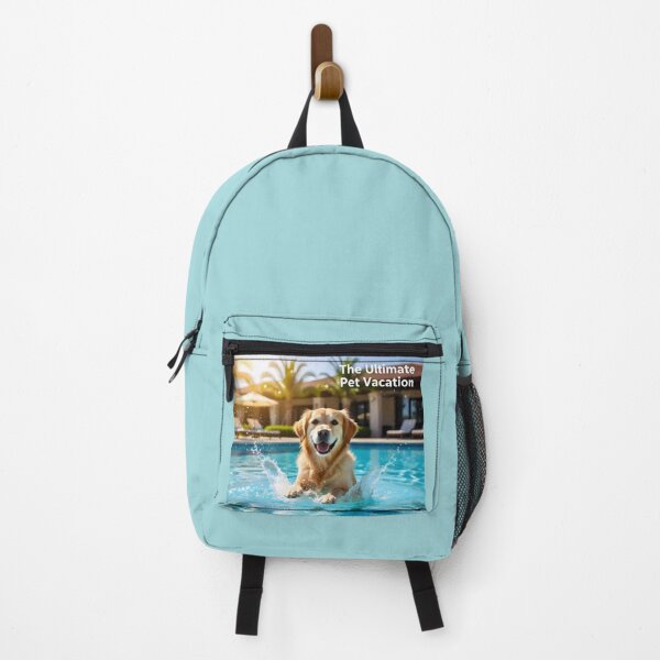 Item preview, Dog Water Agility Pool Ad: Luxury Pet Resort Vacation Banner designed and sold by Creative-RE.