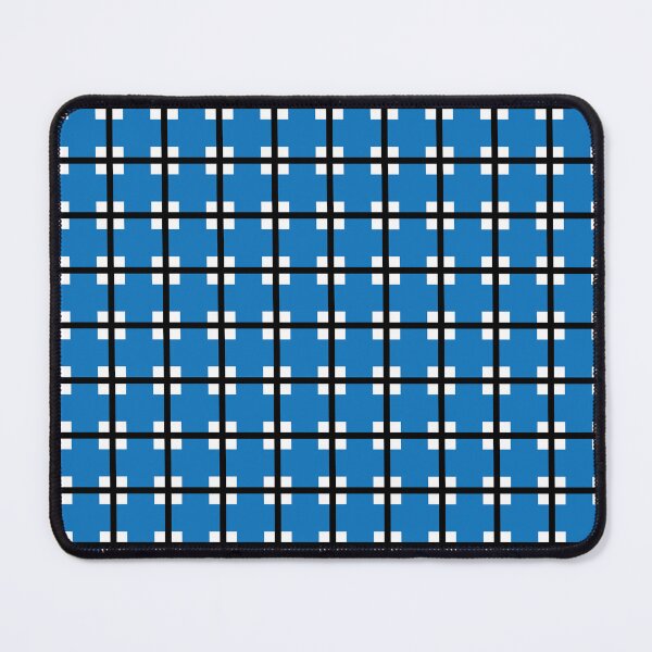 Item preview, Blue Black & White Overlapping Squares designed and sold by Digitalmyth's Designs.