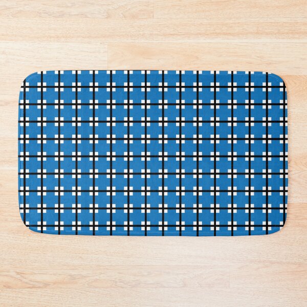 Item preview, Blue Black & White Overlapping Squares designed and sold by Digitalmyth's Designs.