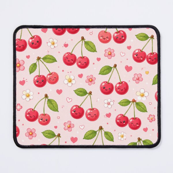 Item preview, Cute Cherry Pattern Seamless Pattern Fruit Print designed and sold by Aramdesing.