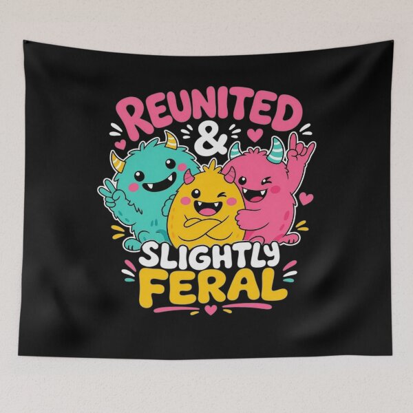 Item preview, Reunited & Slightly Feral Kawaii Family Squad designed and sold by clothesy7.