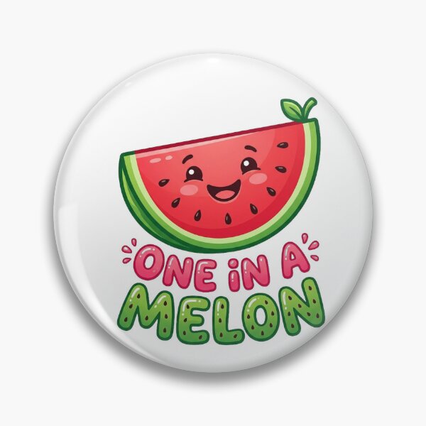 Item preview, One In A Melon Funny Summer Watermelon Tee designed and sold by 7Four1 Designs.
