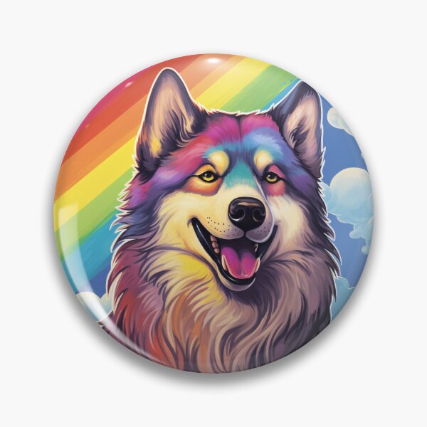 Item preview, Funny Wolf Colorful Rainbow Cute Boys Girls Kids designed and sold by rafaeltto.