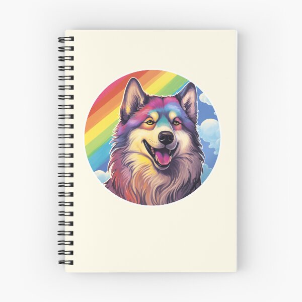 Item preview, Funny Wolf Colorful Rainbow Cute Boys Girls Kids designed and sold by rafaeltto.