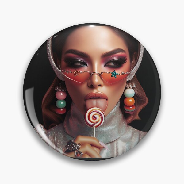 Item preview, Futuristic Glam Licking Swirl Lollipop designed and sold by Voodoo Store Paranormal Collections.