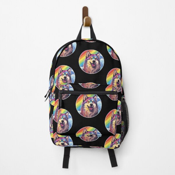Item preview, Funny Wolf Colorful Rainbow Cute Boys Girls Kids designed and sold by rafaeltto.