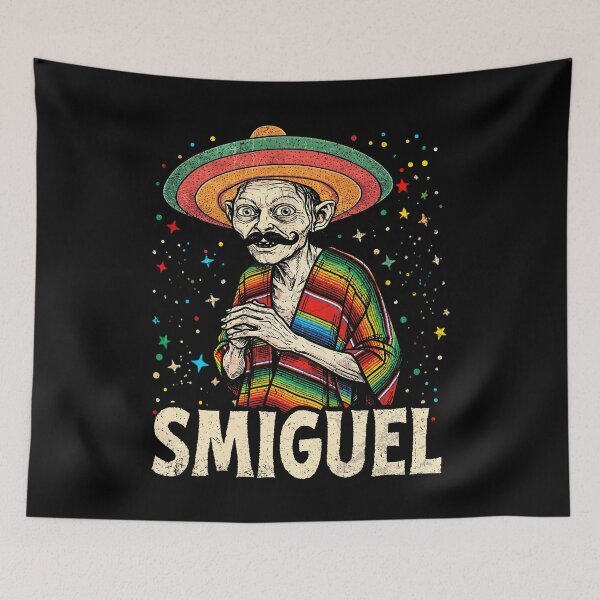 Item preview, Smiguel Mexican Sombrero Vintage Mexican Culture Mashup designed and sold by elongatedjazz.