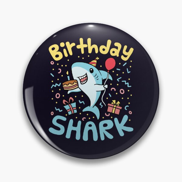 Item preview, Birthday Shark designed and sold by jaygo.