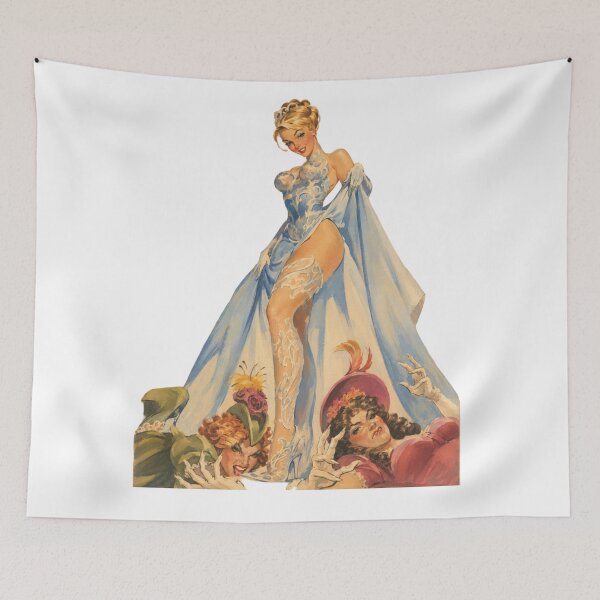 Item preview, Vintage Fairy Tale Princess Pin-Up – Retro Cinderella Inspired Glamour Art designed and sold by Cosplayvintage.
