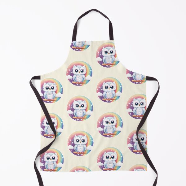 Item preview, Funny White Owl Colorful Rainbow Cute Boys Girls Kids designed and sold by rafaeltto.