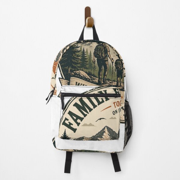 Item preview, Family Hiking Trips Together on Every Trail Adventure Badge designed and sold by TeeVerse27.