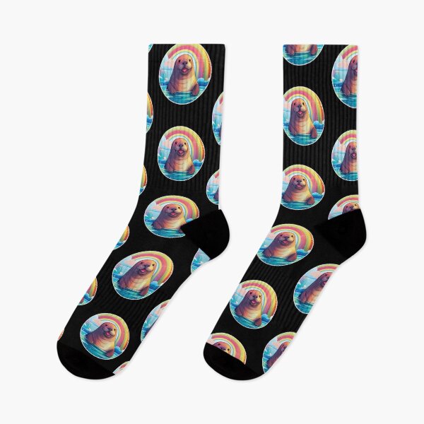 Item preview, Funny Walrus Colorful Rainbow Cute Boys Girls Kids designed and sold by rafaeltto.