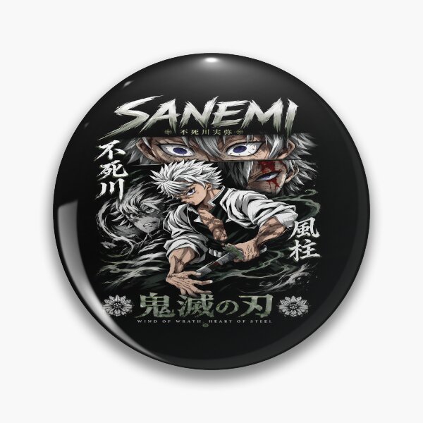 Item preview, Sanemi Shinazugawa Wind Hashira - Ghost of Wrath Heart of Steel -Aesthetic Design designed and sold by Trinidesigns123.