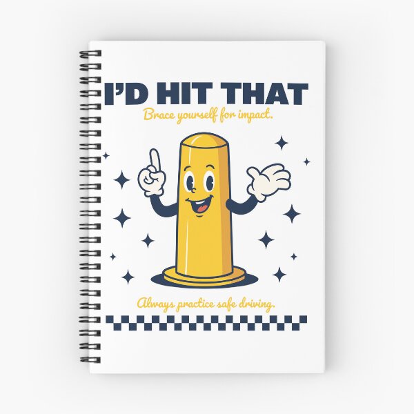 Item preview, I'd Hit That - Yellow Concrete Bollard designed and sold by SubSonic Shirts.