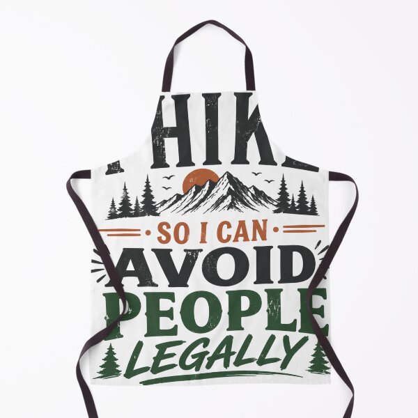 Item preview, I Hike So I Can Avoid People Legally Funny Hiking Quote Design designed and sold by TeeVerse27.