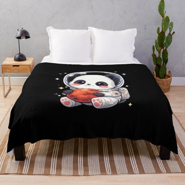 Item preview, Kawaii Panda Astronaut Cute Planet Art designed and sold by Koiosart.