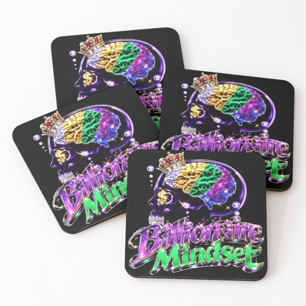 Item preview, Billionaire Mindset Y2K Bling Crowned Skull Hustle Motivation designed and sold by Vermanartist.