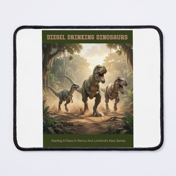 Item preview, Racing designed and sold by Diesel Drinking Dinosaurs.