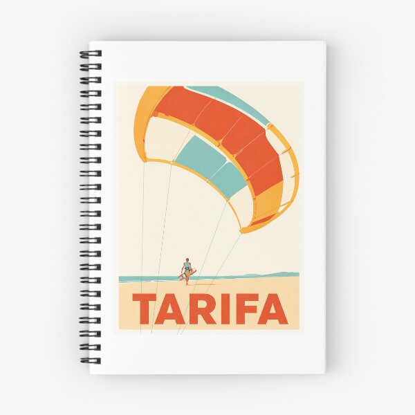 Item preview, Tarifa Kitesurf Vintage Travel Poster designed and sold by Islabonita..