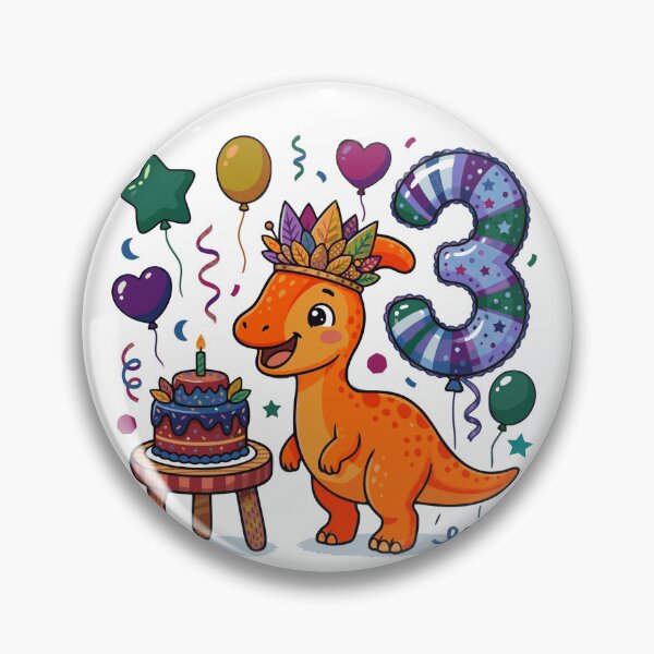Item preview, 3rd Parasaur Birthday Gift Toddler Dino Lover designed and sold by Tronstell.