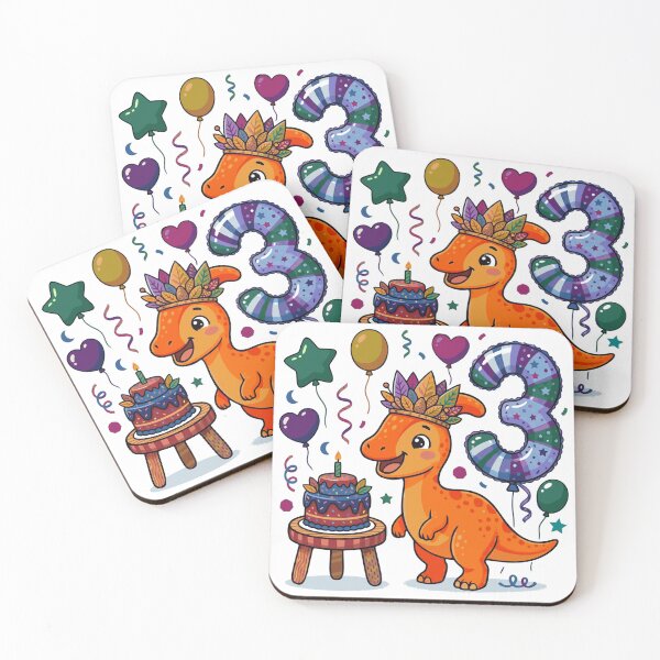 Item preview, 3rd Parasaur Birthday Gift Toddler Dino Lover designed and sold by Tronstell.