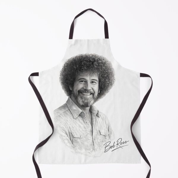 Item preview, Bob Ross Hand Drawn Pencil Portrait Fan Art designed and sold by karamram.