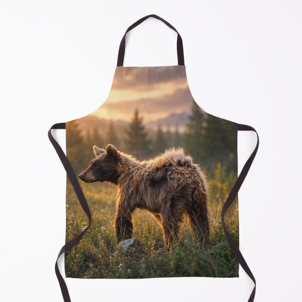 Item preview, Golden Hour Young Black Bear | Cinematic Wildlife Photography designed and sold by Kimberly Palmer.
