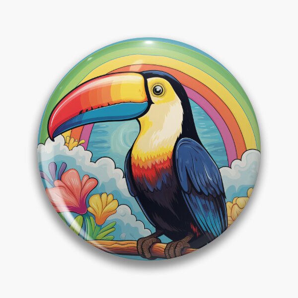 Item preview, Funny Toucan Colorful Rainbow Cute Boys Girls Kids designed and sold by rafaeltto.