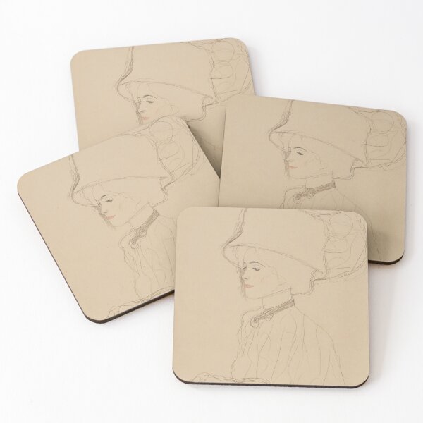 Item preview, Woman in Hat Pencil Portrait Study designed and sold by artofuniverse.