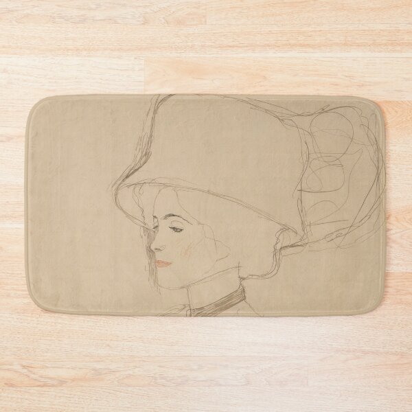 Item preview, Woman in Hat Pencil Portrait Study designed and sold by artofuniverse.