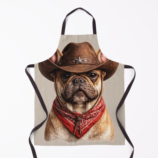 Item preview, Stylish Cowboy French Bulldog Dog Lover Gift designed and sold by BagFactoryUK.