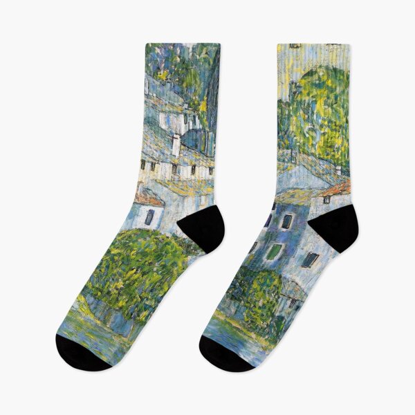 Item preview, Italian Lakeside Church With Cypress Trees designed and sold by artofuniverse.