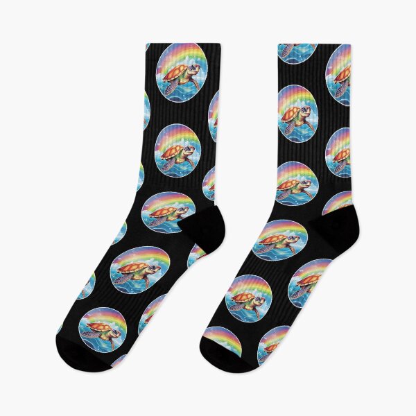 Item preview, Funny Sea Turtle Colorful Rainbow Cute Boys Girls Kids designed and sold by rafaeltto.