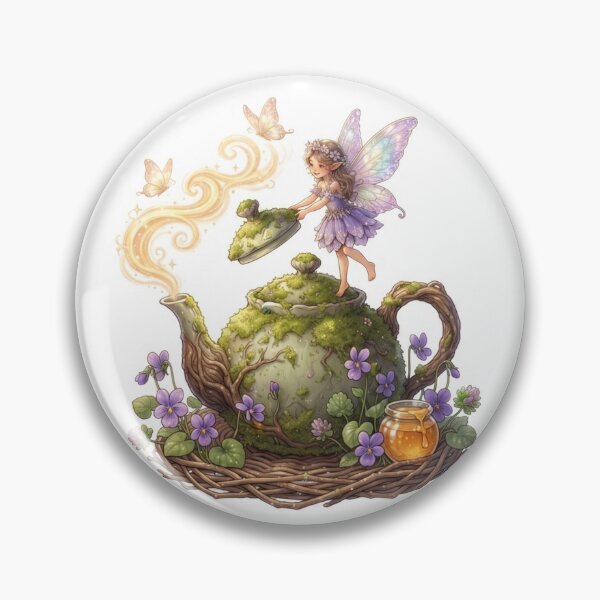 Item preview, Fairy on Mossy Stone designed and sold by InkPixell.