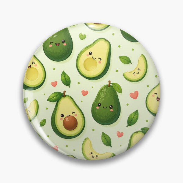 Item preview, Cute Avocado Pattern  Seamless Pattern Fruit Print designed and sold by Aramdesing.