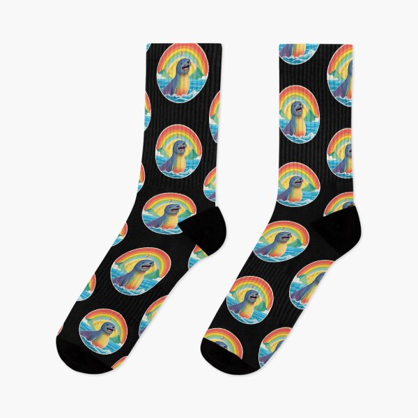 Item preview, Funny Sea Lion Colorful Rainbow Cute Boys Girls Kids designed and sold by rafaeltto.