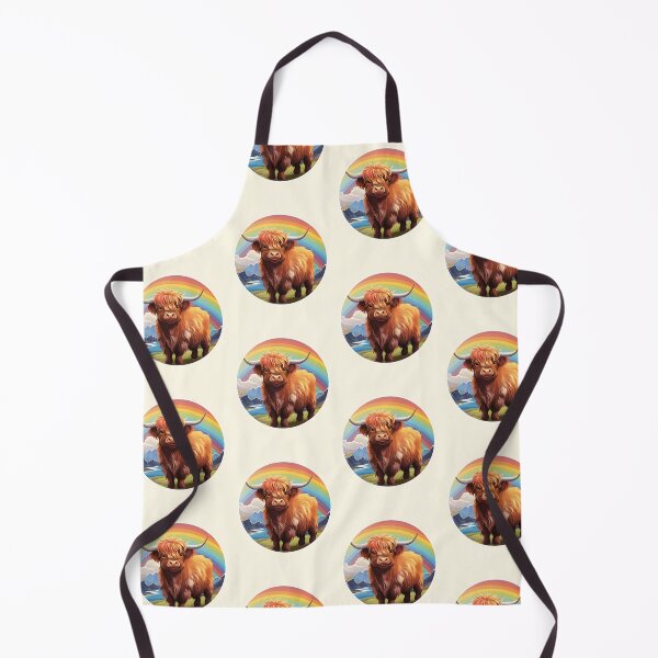 Item preview, Funny Scottish Highland Cow Colorful Rainbow Cute Boys Girls Kids designed and sold by rafaeltto.