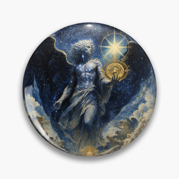 Item preview, Kokabiel, The Fourth Watcher and Angel of the Stars | Book of Enoch Celestial Art designed and sold by Stoneflower-Art.