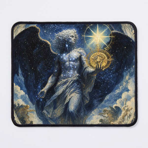 Item preview, Kokabiel, The Fourth Watcher and Angel of the Stars | Book of Enoch Celestial Art designed and sold by Stoneflower-Art.