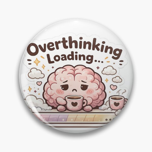 Item preview, Overthinking Loading designed and sold by NovaSticker Studio.