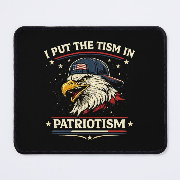 Item preview, I Put The Tism In Patriotism Athletic Eagle designed and sold by Sujka.