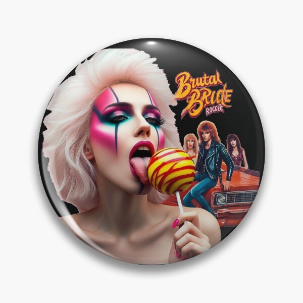 Item preview, Brutal Bride Rocker Swirl Lollipop designed and sold by Voodoo Store Paranormal Collections.