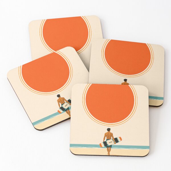 Item preview, Tarifa Vintage Kitesurf Beach Poster .No2 designed and sold by Islabonita..