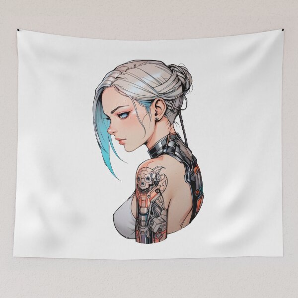 Item preview, Cyborg Girl designed and sold by ArtCraftLab.