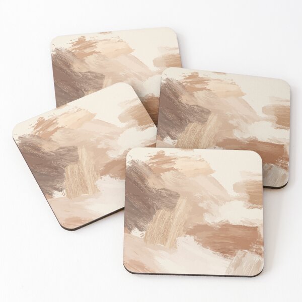 Item preview, Neutral Abstract Brush Stroke Background Texture designed and sold by minbadesign.