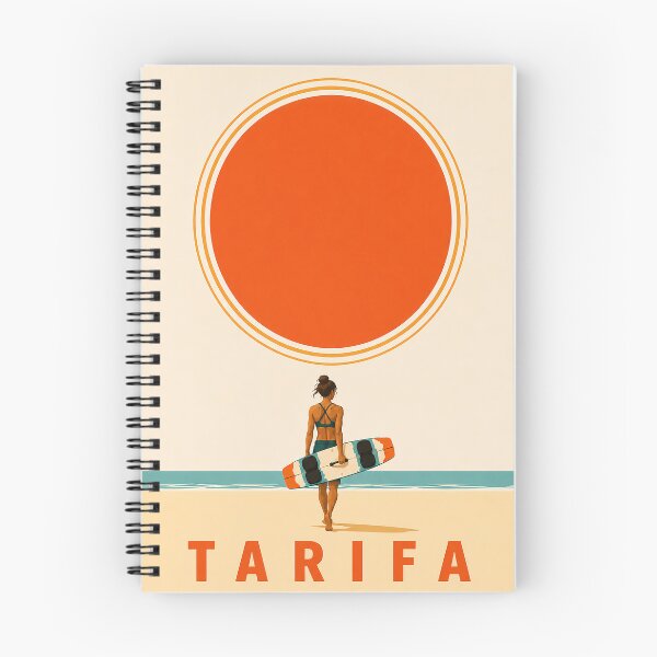 Item preview, Tarifa Vintage Kitesurf Beach Poster designed and sold by Islabonita..