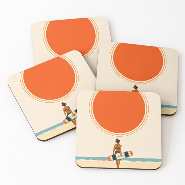 Item preview, Tarifa Vintage Kitesurf Beach Poster designed and sold by Islabonita..