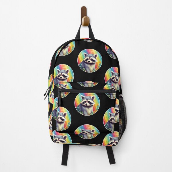 Item preview, Funny Raccoon Colorful Rainbow Cute Boys Girls Kids designed and sold by rafaeltto.