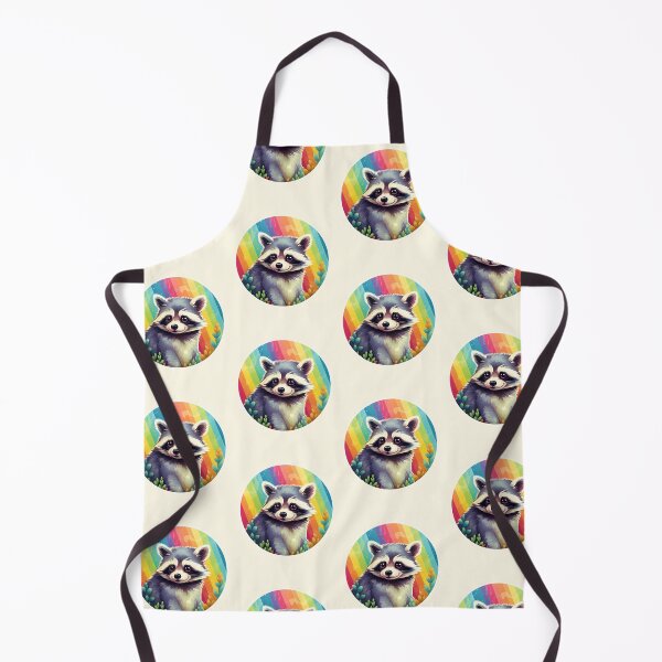 Item preview, Funny Raccoon Colorful Rainbow Cute Boys Girls Kids designed and sold by rafaeltto.